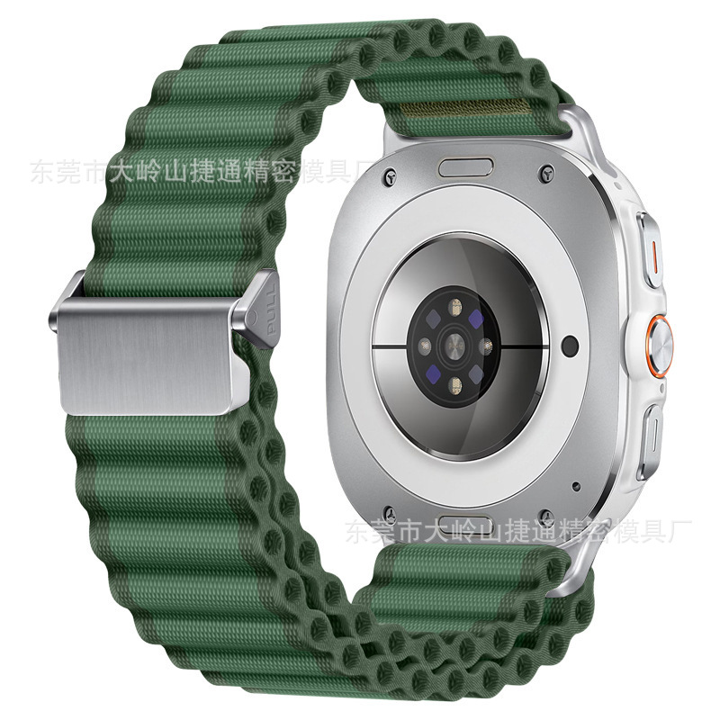 Picture of Suitable for Samsung Watch7/8Ultra Watch Strap Galaxy 47mm Wide Corrugated Sports Off-Road Nylon Strap