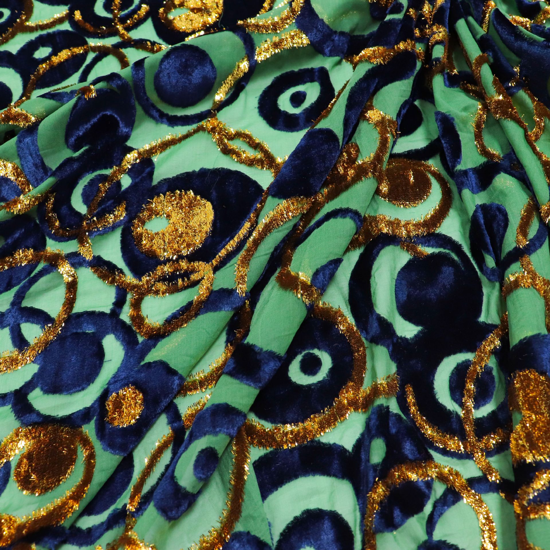Picture of Factory Wholesale Woven Velvet Jacquard Velvet Fabric High-End Dress Cheongsam Fabric