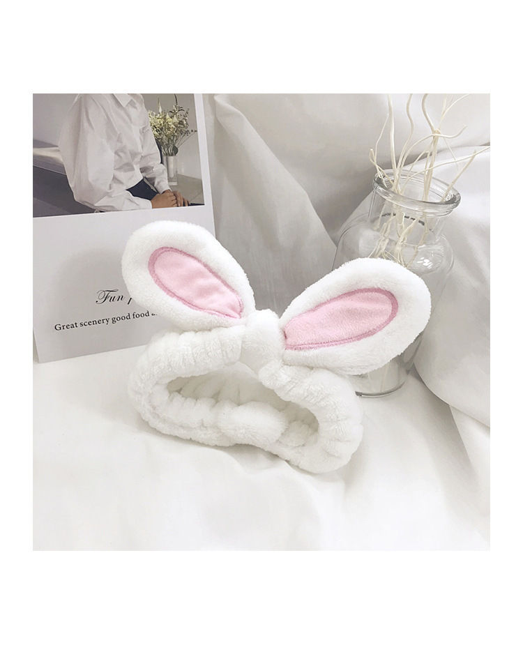 Picture of Special Headband for Face Washing for Women 2025 New Autumn and Winter Cute Bear Headband Hairband Hairpin Hair Accessory Plush Headwear