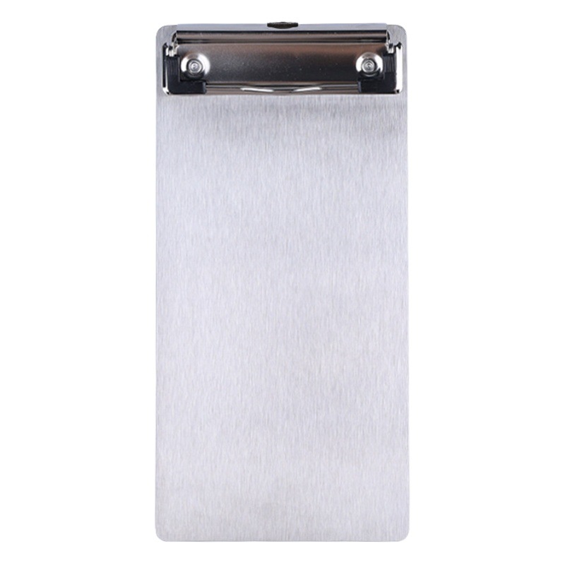 Stainless Steel Document Board Clip Writing Board Restaurant Order Splint Menu Clip Data Splint Small Bill Storage Clip
