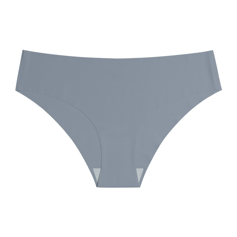 Picture of European and American Cross-border Pregnant Women's plus size Traceless Women's Underwear Class A Ice Silk Breathable Sports Low Waist Naked Briefs for Women