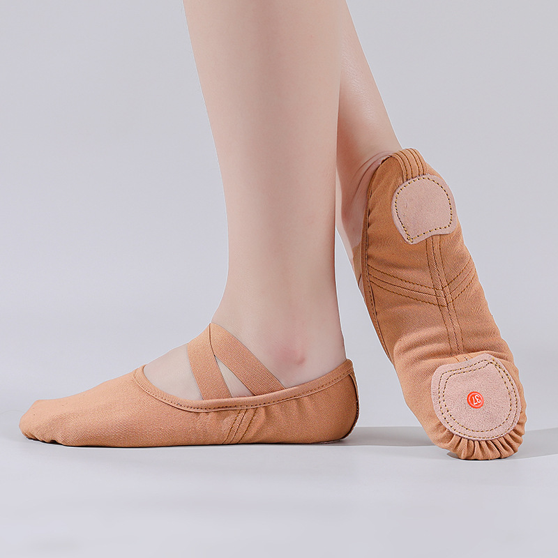 Full Stretch Cloth Dance Shoes Women's Soft Sole Children's Practice Dancing Shoes Adult Cat Claw Shoes Body Ballet Instep