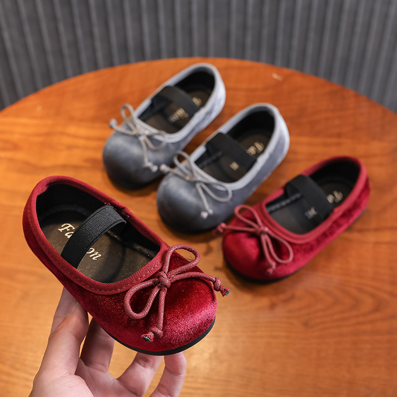 {Size 16-25} Girls' Princess Shoes 2025 Spring New Children's Leather Shoes Women's Children's Single Shoes Soft Sole Toddler Shoes