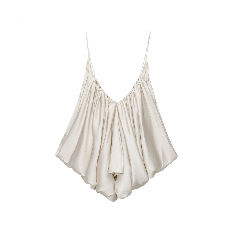 Cross-Border Export 2025 Spring New European and American Sexy Design Niche Versatile Suspender Vest Top 3776