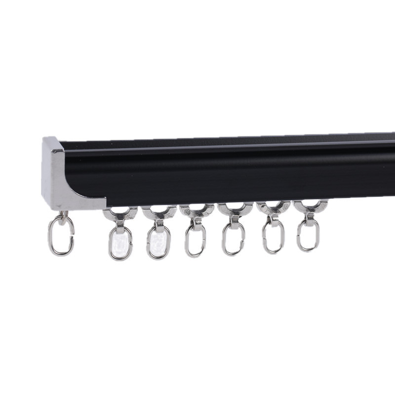 Picture of [Drop Shipping] Aluminum Alloy Silent Curtain Track Double Track Silent Slide Rail Single Track Double Track