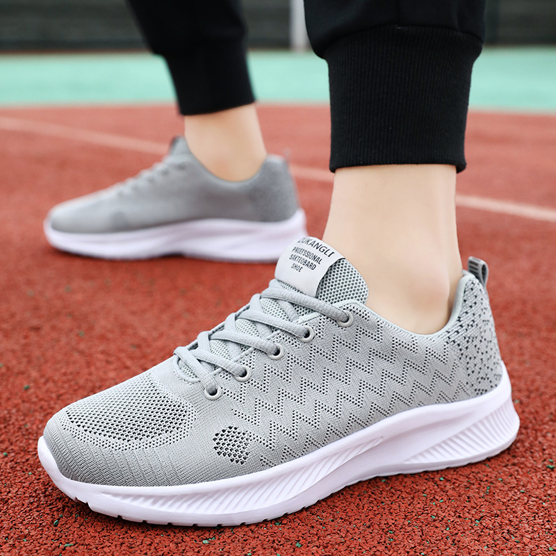 Fujian Jinjiang Sports Shoes Men's Running Shoes New Mesh Lightweight Comfortable Casual Shoes Spring and Autumn Outdoor Travel Shoes
