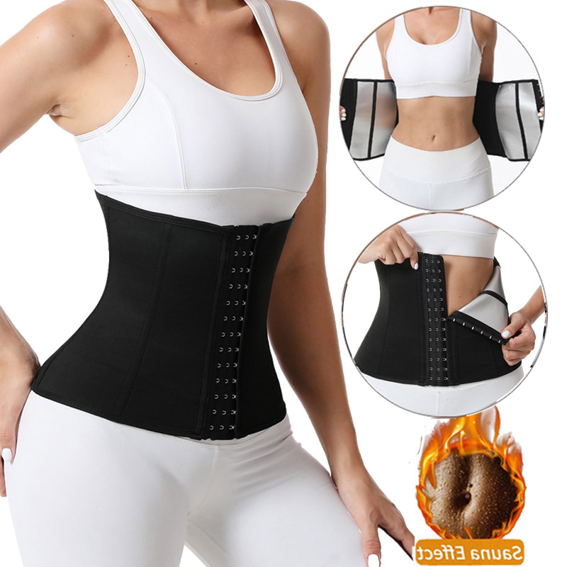 Amazon Cross-border Fitness Fitness Body Shaping Belt Sweating Abdominal Postpartum Belt Yoga Running Abdominal Belt Women