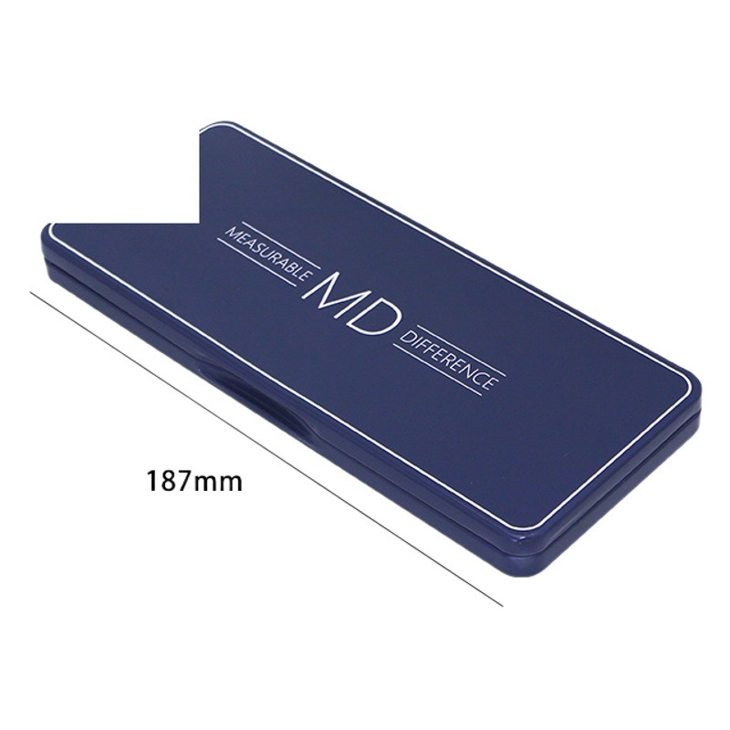 Rectangular Magnetic Eyelash Iron Box Cosmetics False Eyelash Storage Box Flip-Top Eyelash Tweezers Tinplate Box Customization