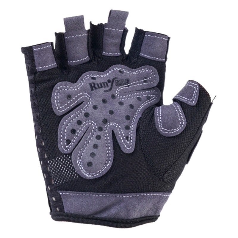 Runyang Sports Fitness Gloves Half-Finger Breathable Non-Slip Comfortable Sweat-Absorbent Outdoor Cycling Gloves Unisex