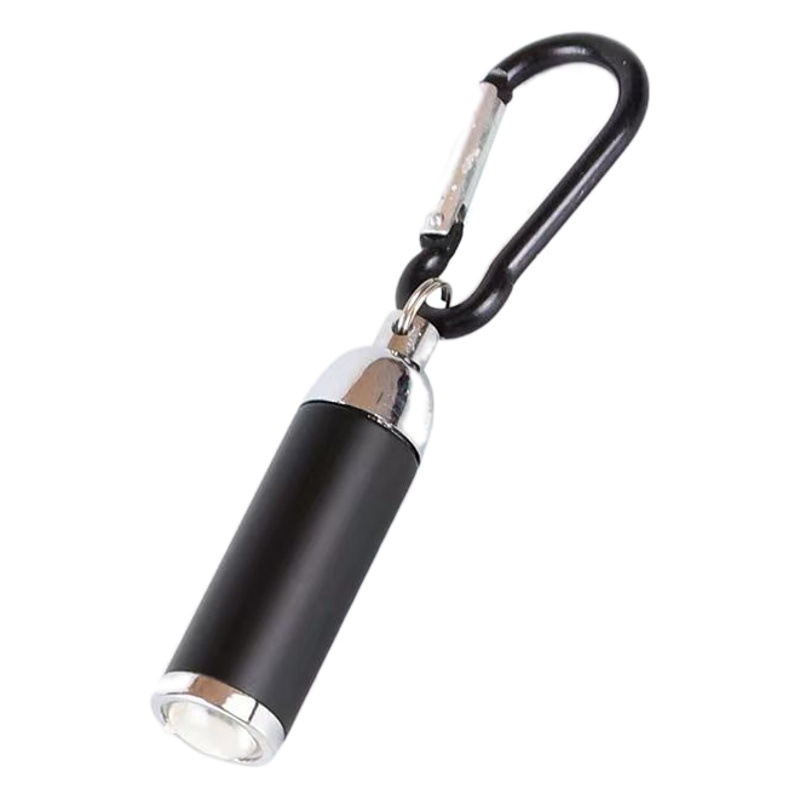 Promotional gifts electronic lights can be made LOGO mini telescopic zoom small pull tube carabiner strong light flashlight