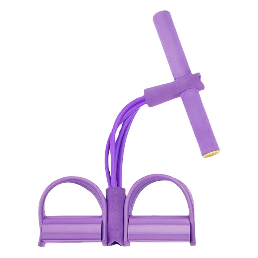 Pedal tension device student practice sit-ups auxiliary tension rope home female yoga fitness waist and abdomen trainer