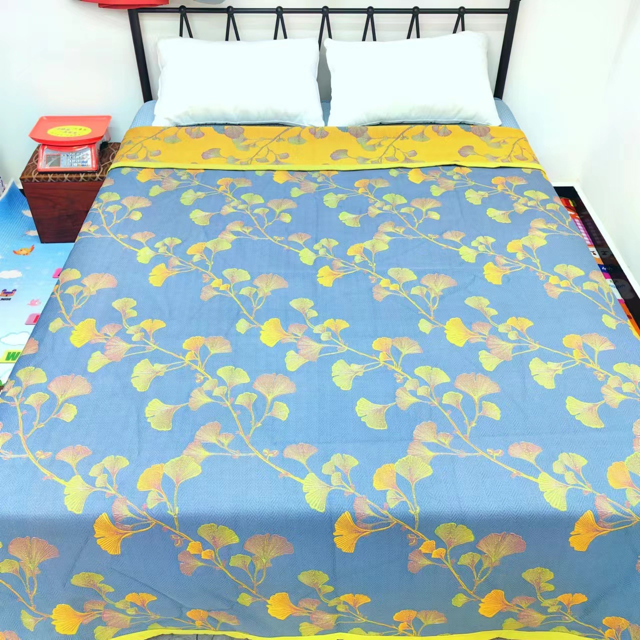 Picture of Wholesale new combed cotton fine sand gauze towel blanket soybean fiber blanket spring and summer single double autumn and winter leisure blanket
