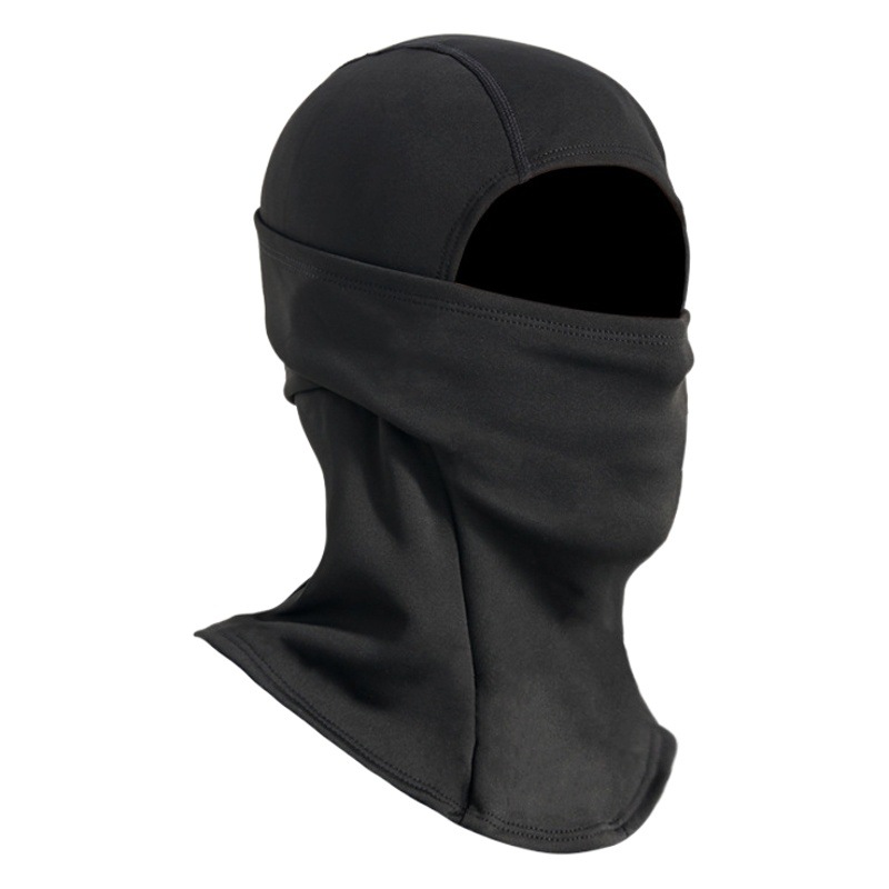 Cross-Border Winter Cycling Hood, Outdoor Cold-Proof and Warm Hood, Windproof and Fleece-Lined Motorcycle Face Protection Ski Mask, Thick