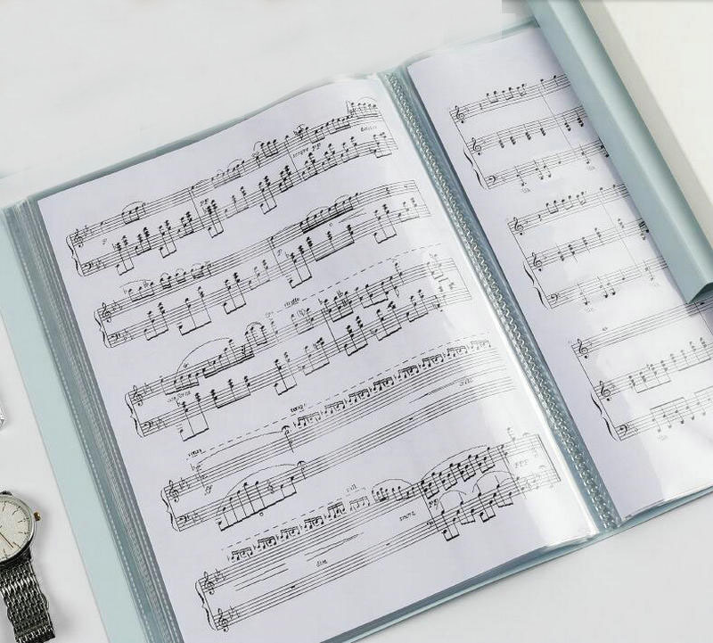 Picture of Band orchestra music score music clip piano score clip insert bag student information book folder 40 pages A4