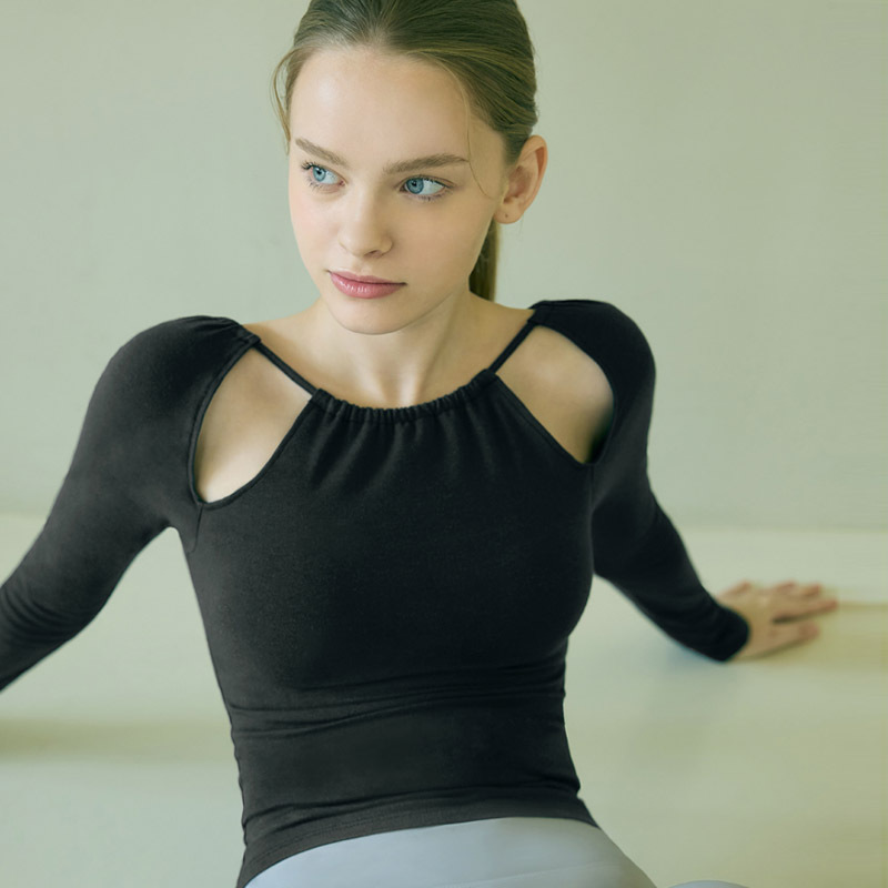 Sports Yoga Quick-Drying Long-Sleeved Top Fitness Running Training Dance Chest Pad Beautiful Back Slim T-Shirt Tight and Breathable