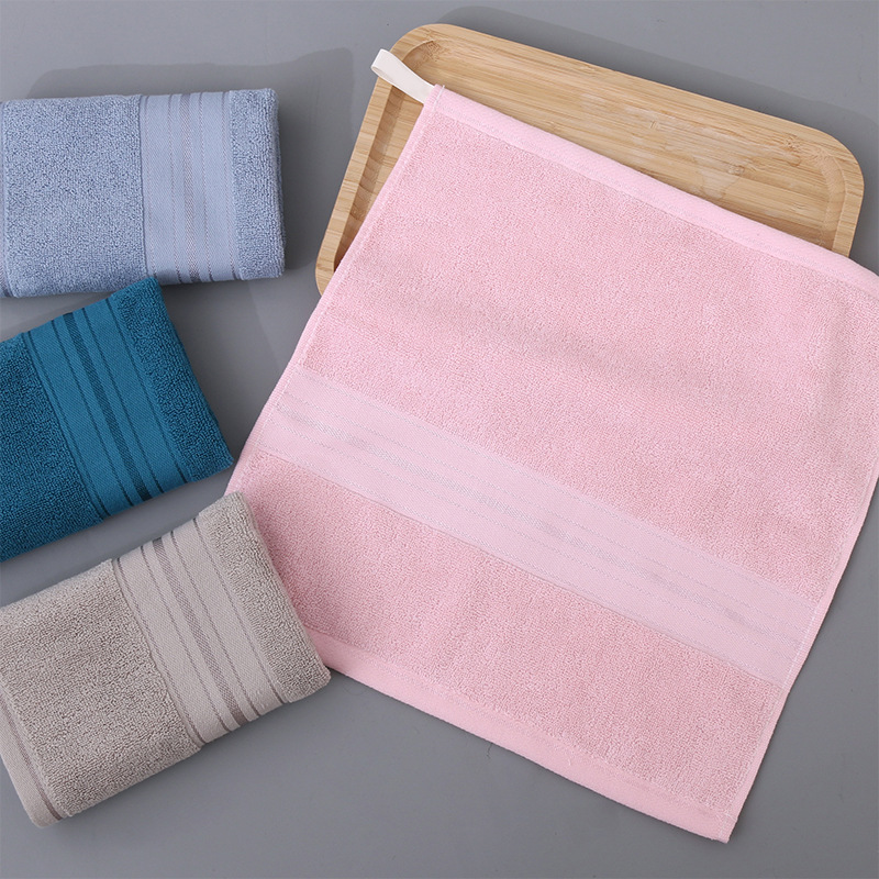 Picture of Pure Cotton Type a Cotton Square Towel, Thickened and Soft, Plain Cotton Towel for Home Use, Children's Face Towel for Kindergarten