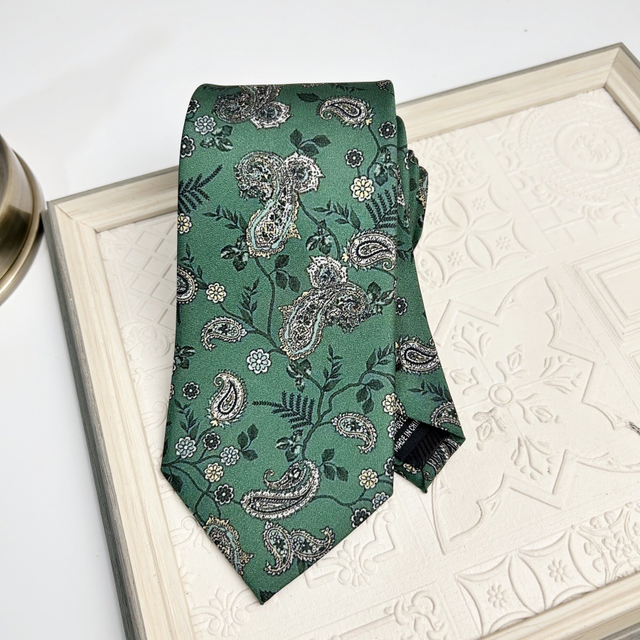 Picture of Cross-border Men's Tie Business Formal 8cm Printed Polyester Tie Wholesale Flower Casual Professional Tie