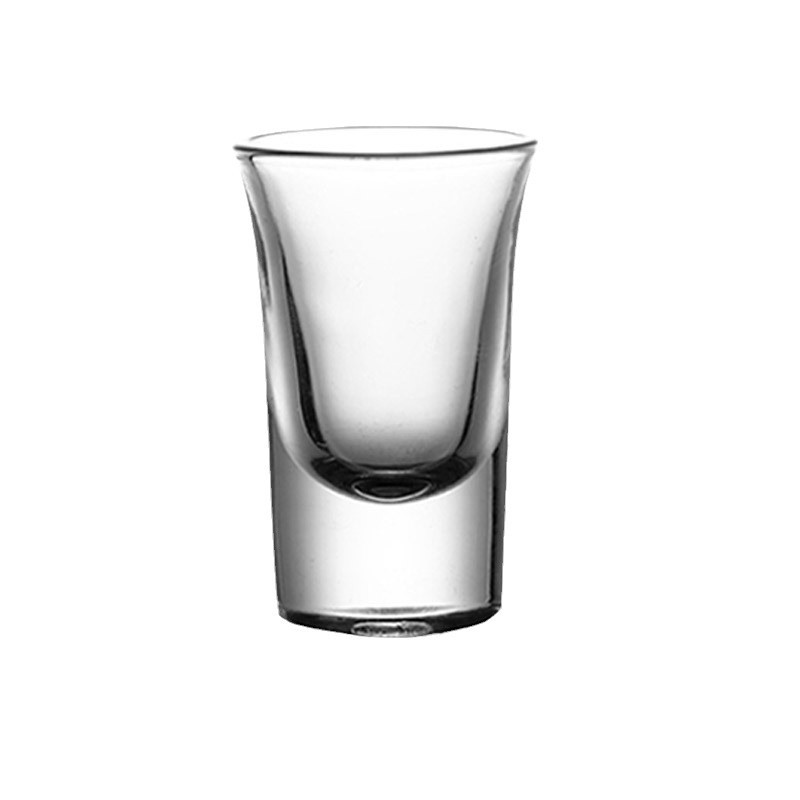 Picture of Bar Thick Bottom Bullet Cup Hotel Liquor Cup Spirits Cup Household Small Wine Cup Glass Small Wine Cup Wine Dispenser suit