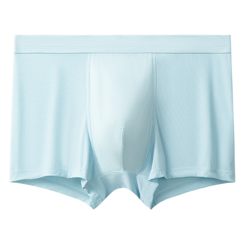 Picture of Men's Underwear 2025 New Ice Silk Boxer Briefs Summer Thin Fully Transparent Large Size Boys' Boxer Briefs