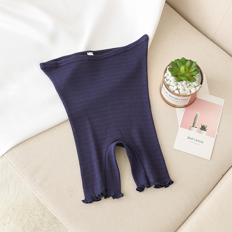 Picture of Yu Yuechun Summer Thin Mulberry Silk Knitted Threaded Safety Pants High Elastic Silk Seamless Leggings Boxer Briefs