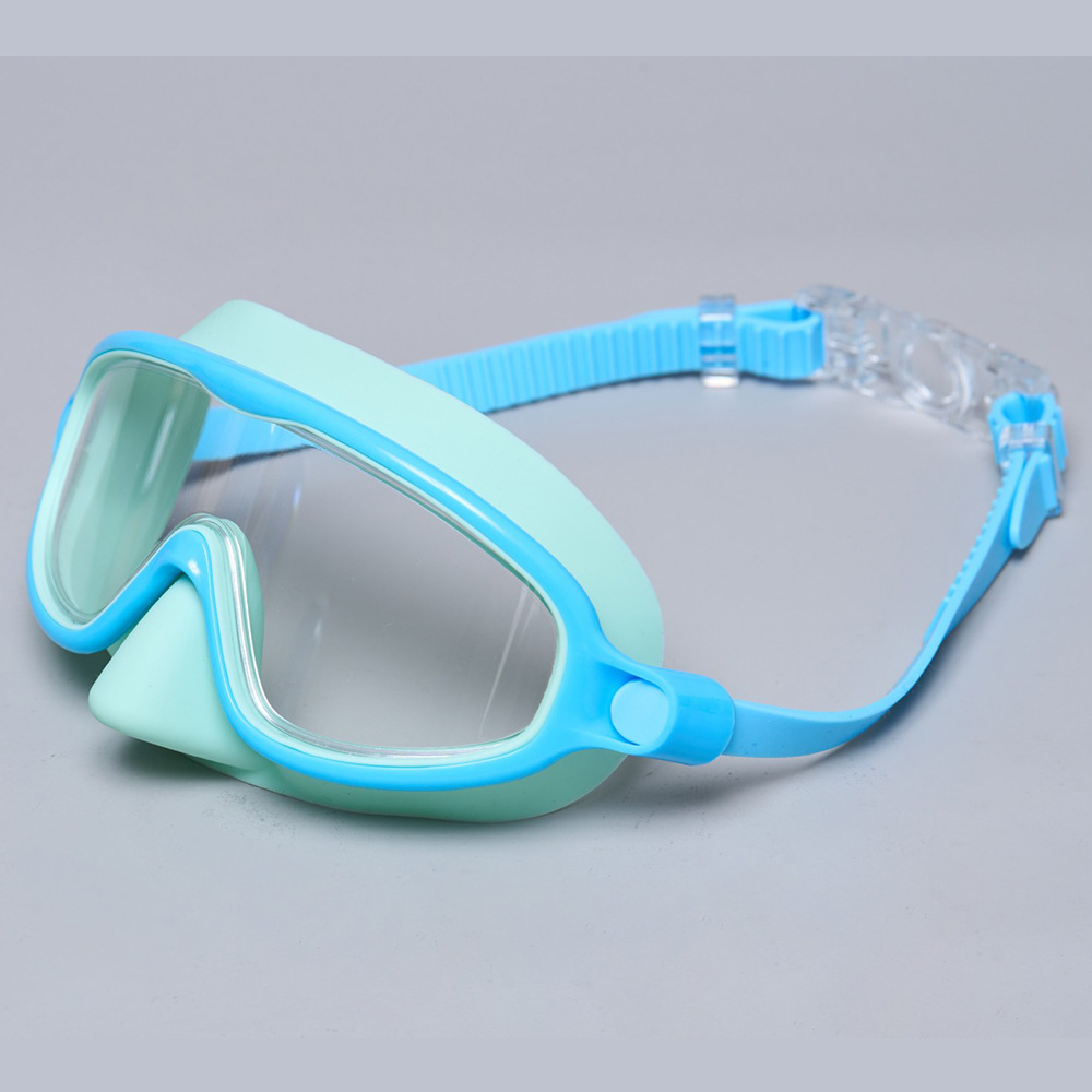 Picture of National Day and Mid-Autumn Festival Regular Delivery Children's and Adult Diving Goggles Waterproof Anti-Fog Silicone Swimming Goggles Nose Protection Swimming Goggles Equipment