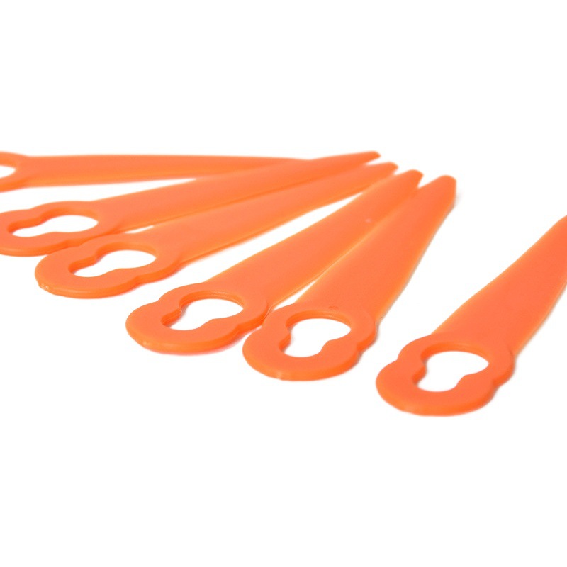 L90 wide body lawn mower plastic blade ABS mowing blade color plastic blade aperture 11.5*7