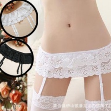 Night spring breeze sexy underwear pastoral double garter garter buckle sexy one-piece set factory generation 20