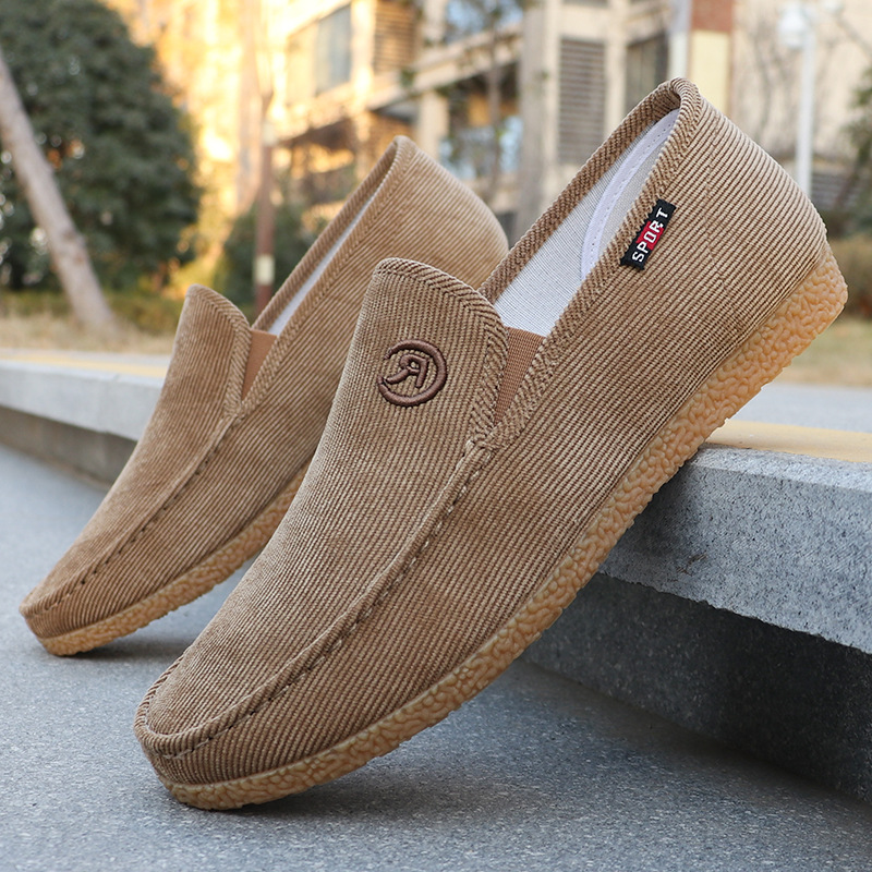 Foreign trade men's shoes wholesale canvas shoes old Beijing cloth shoes cross-border cloth shoes low casual shoes a generation of work shoes