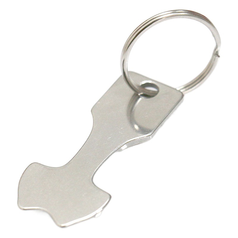 First-Hand Supply Stainless Steel Water Drop Plate Supermarket Cart Anti-Lost Metal Key Plate Special-Shaped Steel Plate Label Hanging Buckle
