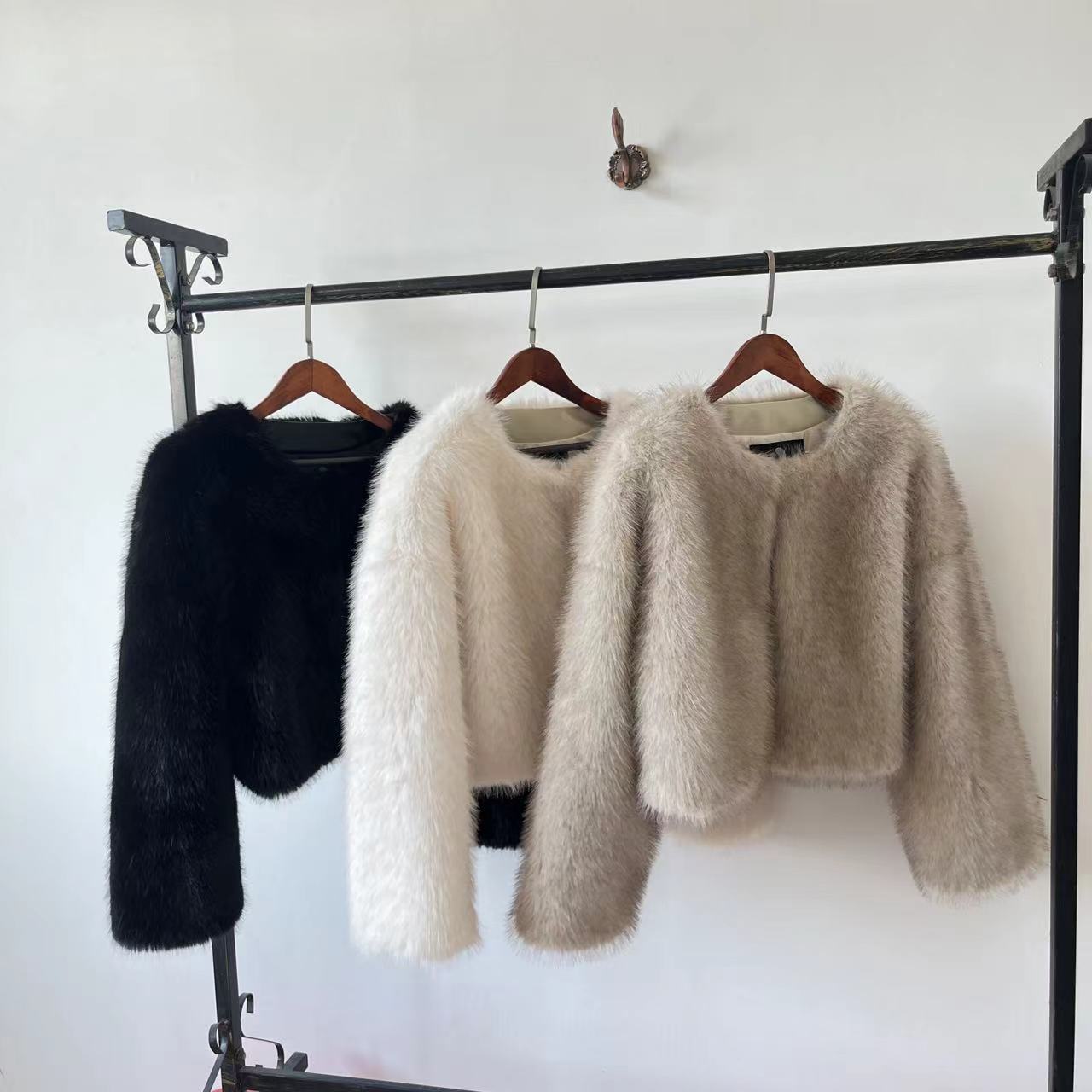 Picture of AliExpress Fur Coat Short Tokas Fur Women's Casual European and American Style Street Style Fox Fur Women's Clothing