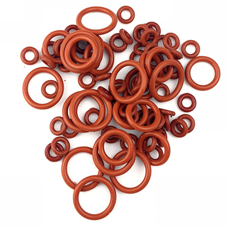 Picture of Transparent black white red silicone rubber fluorine rubber O-ring waterproof ring high temperature resistant wear-resistant silicone O-ring wholesale