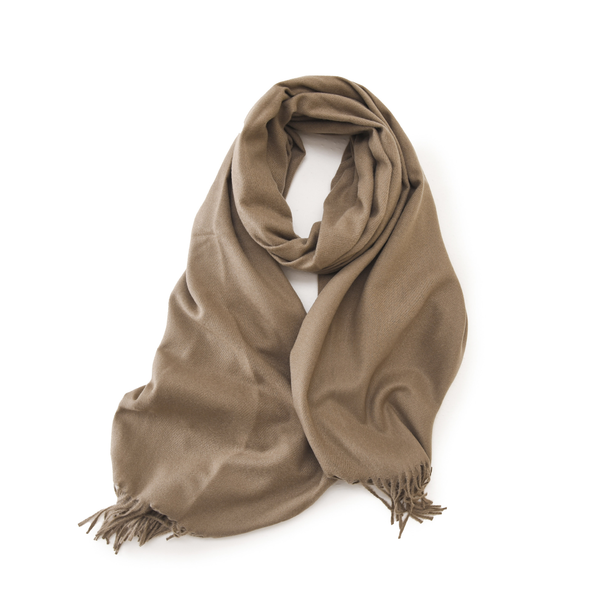 Picture of 2025 Red Scarf Women's Winter Cashmere Solid Color Scarf Shawl High-grade Warm Korean Style Tassel Scarf Men's All-match Scarf