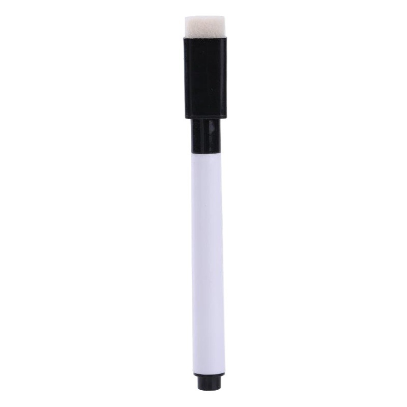 Qianhui 8-Color Children's Whiteboard Marker Set with Magnetic Tape Brush, Colorful Black Markers, Water-Based, Erasable, Magnetic