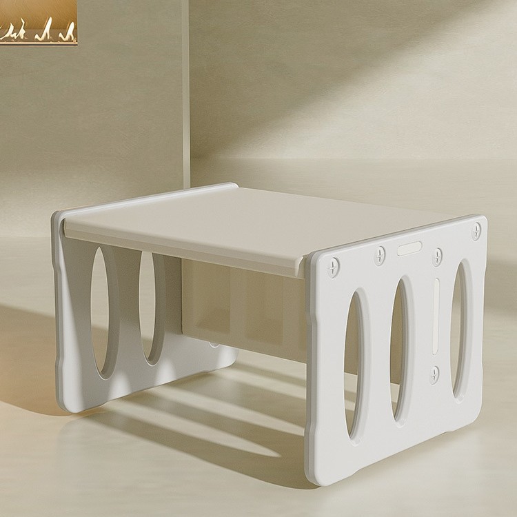 Picture of Playing Beautiful Bear Children's Writing Table and Chair Set Baby Multifunctional Toy Learning Table Kindergarten Early Education Game Desk