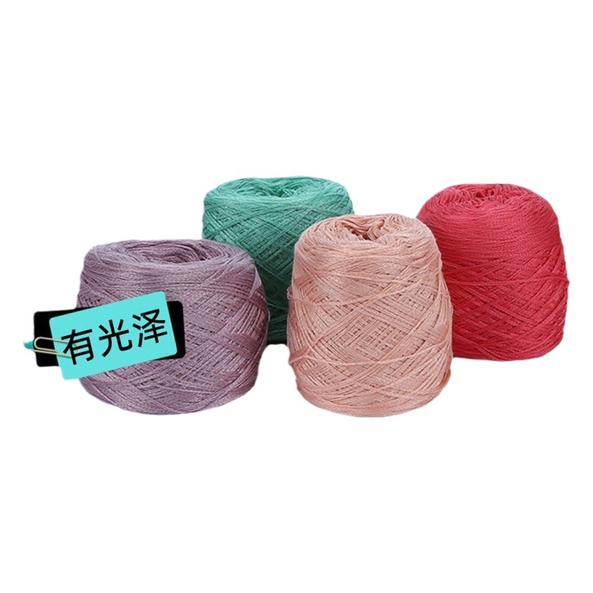 Siyue wholesale spring and summer mulberry silk Tencel thread DIY hand-woven wool ball ice silk thread fine wool