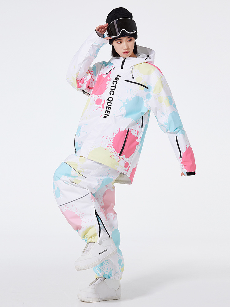 Picture of Ski Suit Women's Men's Ski Pants Loosen OVER SIZE Winter Outdoor Waterproof Warm Snowboard Pants