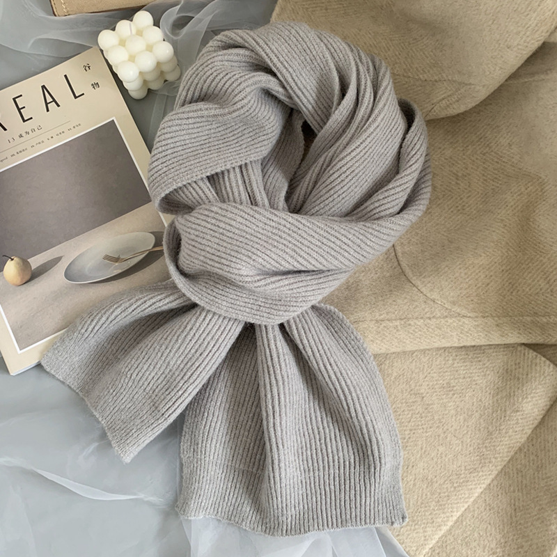 Picture of K-Style 2024 New Scarf for Women in Winter, Versatile Soft and Warm Knitted Thickeneded Ins Student Couple Scarf Trend