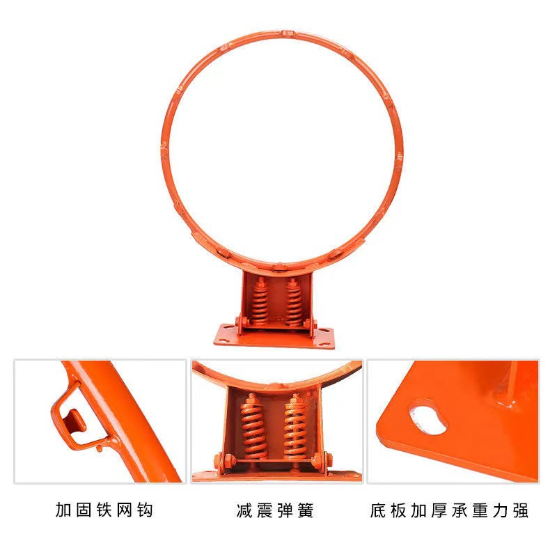 Picture of Basketball Rack Adult Standard Outdoor Basketball Frame Wall Mounted Shooting Rack Indoor Children Standard Basketball Basket