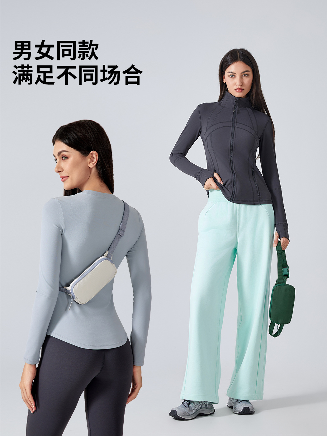 Picture of Sports Waist Bag Women's Outdoor Fitness Small Bag Running Casual Chest Bag Small Fashionable All-match Crossbody Bag DAW169