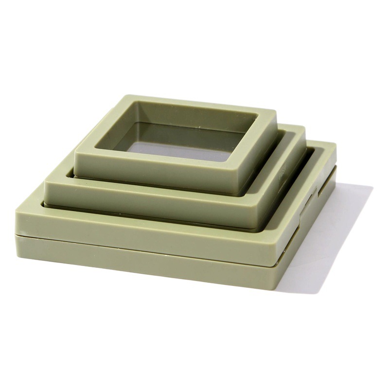 Transparent Dustproof PE Box Film Suspension Box Ring Display Jewelry Necklace Packaging Box Jewelry Storage Box Wholesale
