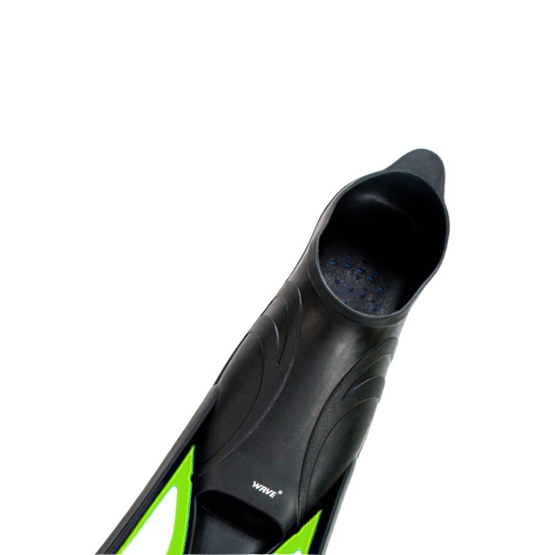 WAVE diving flippers adult professional swimming free diving long flippers frog shoes full dry snorkeling three treasure sets of equipment