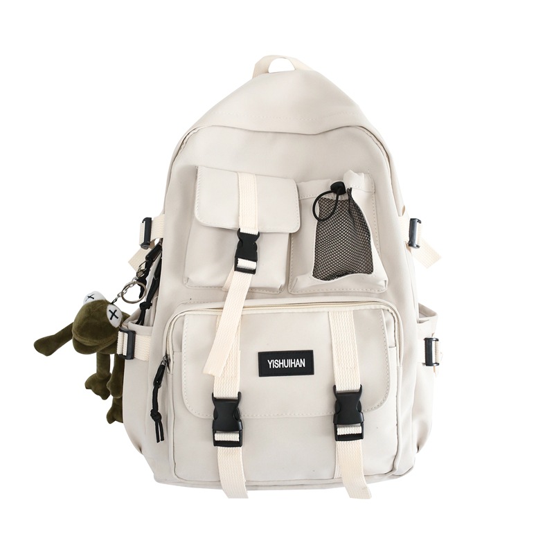 Picture of ins schoolbag women's Korean-style Harajuku ulzzang high school student junior high school student simple backpack men's large capacity backpack