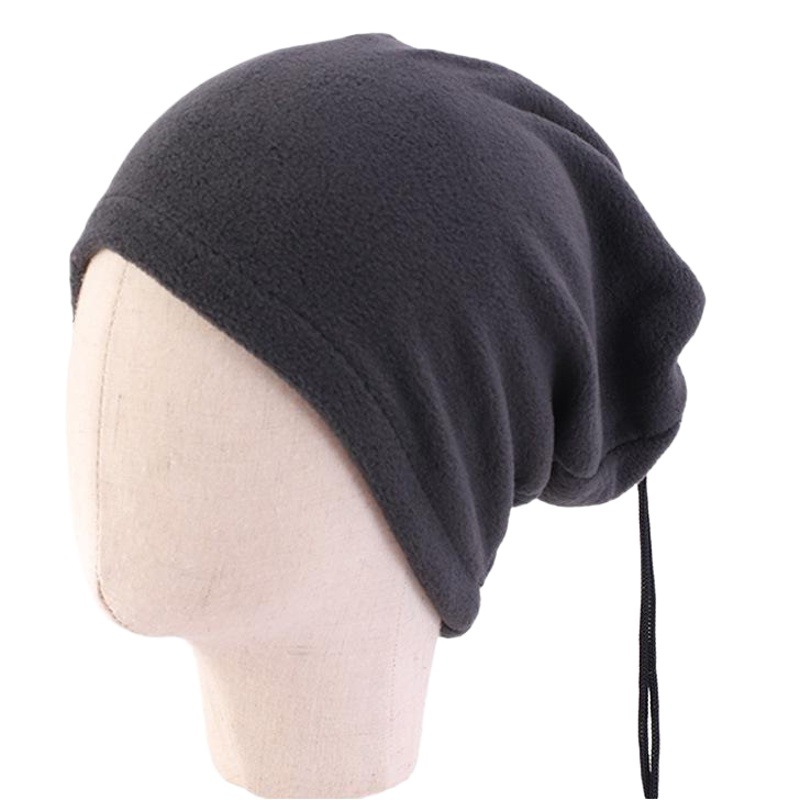 Cross-Border special supply children's polar fleece collar windproof Scarf mask drawstring pullover cap KWJ-01