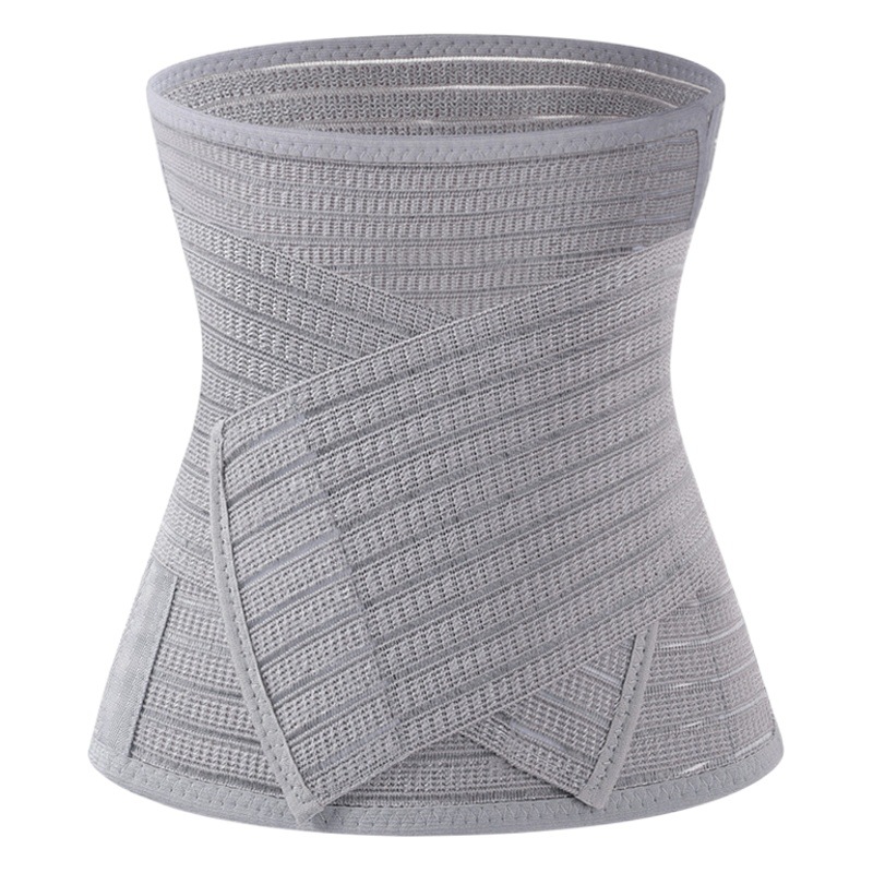 Picture of Bamboo charcoal fiber belly contracting girdle adjustable girdle reinforced postpartum belly contracting belt waist trainer body shaping