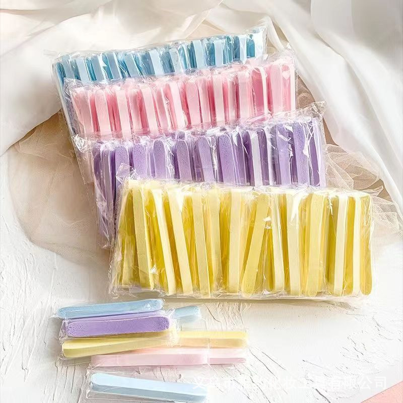Face Wash Sponge Individually Packaged Compressed Makeup Remover Cleansing Sponge Strip Face Wash Sponge Soft Facial Cleansing Makeup Remover Cotton