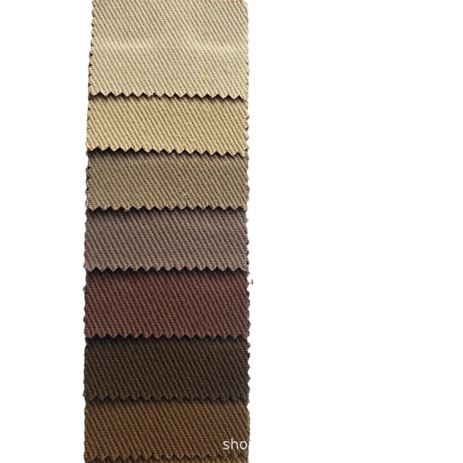 Picture of 7*7 coarse twill 380 Ter thick twill cotton coat jacket washed fabric woven overalls material