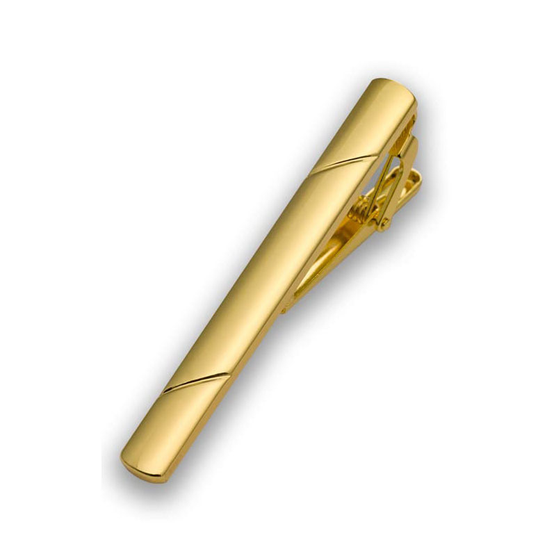 Picture of Cross-Border Temu Clothing Tie Clip, Men's Light Luxury Stainless Steel Tie Clip, Diagonal Pattern, Smooth Surface, High-End Tie Clip