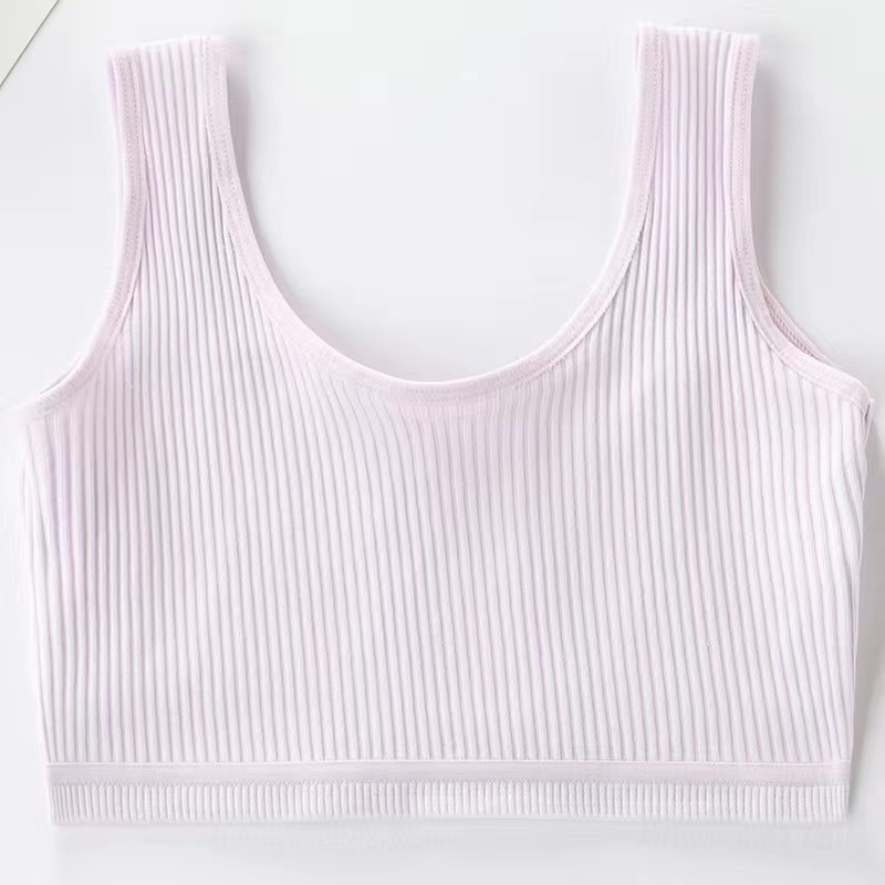 Picture of Girls' Intimates Development Period Girls Big Kidsren's Vest Students Primary School Students Pure Cotton Girls Adolescent Kidsren's Bra