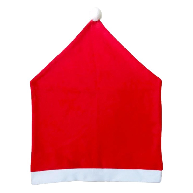 Classic Explosions Non-woven Christmas Chair Cover Red Christmas Chair Cover Spot Christmas Decorations Factory Outlet