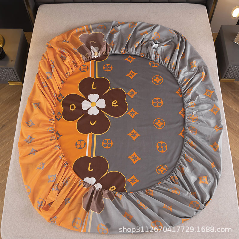 Picture of Printed Fitted Bed Sheets, Simmons Protective Dust Cover, All-Inclusive Elastic Bed Cover, No Pilling, No Shrinkage